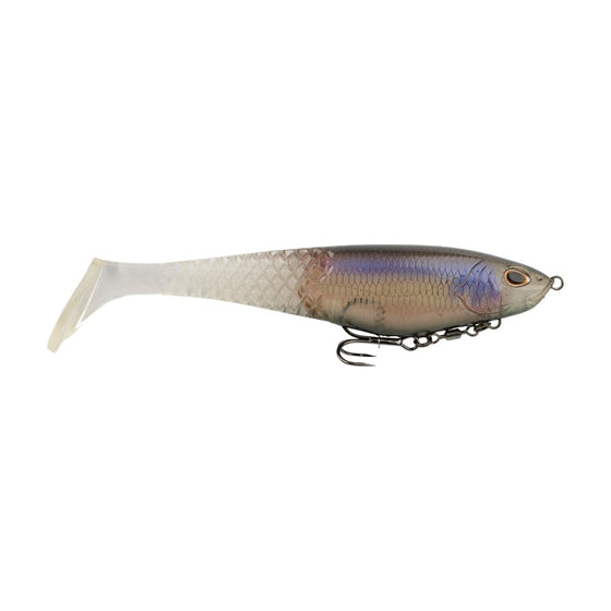 BERKLEY POWERBAIT CULLSHAD SOFT PLASTIC LURE [COLOUR:GHOST MORNING DAWN]