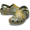 CROCS CLASSIC MARBLED CLOG [SIZE:M10/W12 COLOUR:ALOE/MULTI]