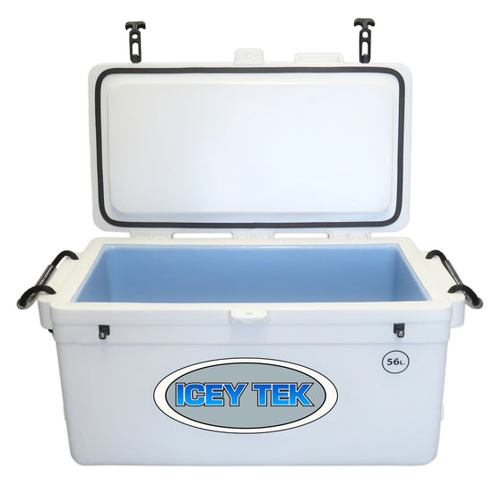 ICEY-TEK 56L LONG ICE BOX COOLER [COLOUR:WHITE]