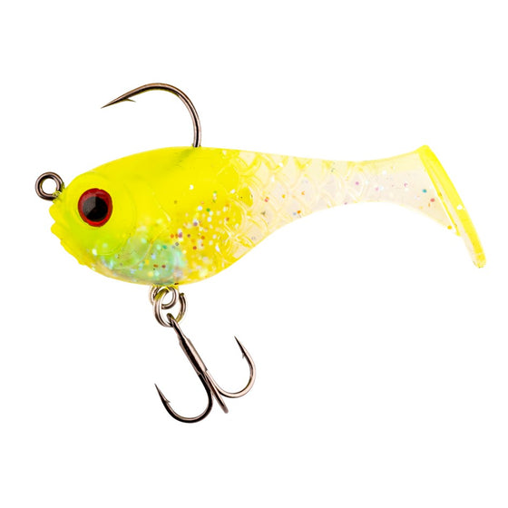 BERKLEY POWERBAIT HONEYBALL SOFT PLASTIC LURE [SIZE:55MM COLOUR:LIME ICE]