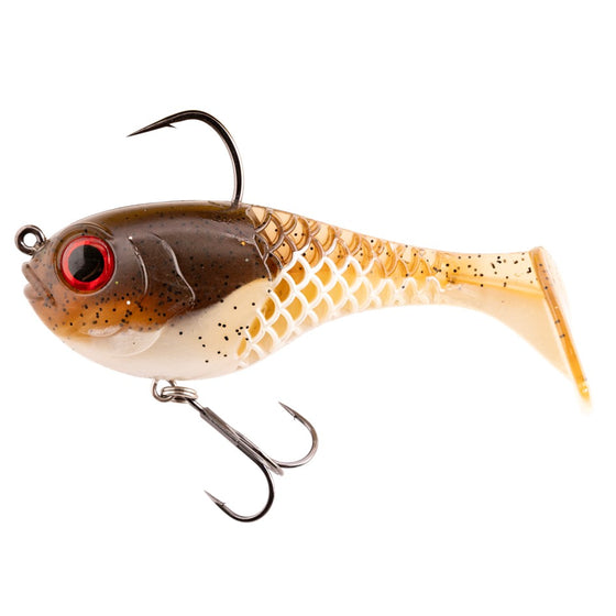 BERKLEY POWERBAIT HONEYBALL SOFT PLASTIC LURE [SIZE:120MM COLOUR:GREEN PUMPKIN PEARL WHITE]