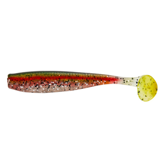 YAKAMITO SHADAKU SHAD SOFT PLASTIC [SIZE:4" COLOUR:RAINBOW TROUT]