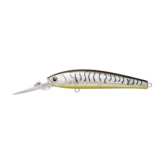 YAKAMITO SLIM MINNOW 120 HARD BODY SUSPENDING LURE [COLOUR:BLACK MACKEREL]