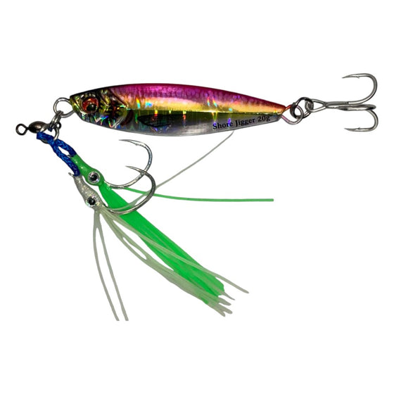 YAKAMITO SHORE JIGGER LURE [SIZE:20G COLOUR:PINK FUSLIER]