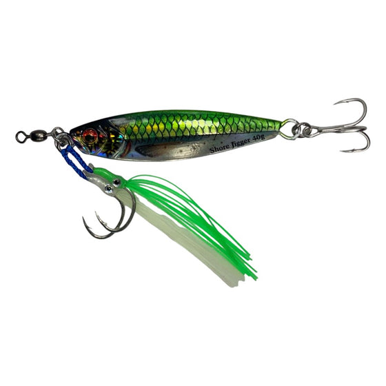 YAKAMITO SHORE JIGGER LURE [SIZE:20G COLOUR:SLIME SCALE]