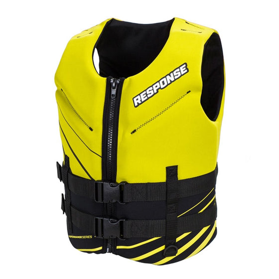 RESPONSE NEOPRENE LEVEL 50 LIFE JACKET [SIZE:ADULT SMALL 40-60KG COLOUR:YELLOW]