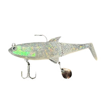  MOLIX SHAD SOFT PLASTIC SWIMBAIT LURE [SIZE:140MM 5.5" 60G COLOUR:617 SILVIS CLEAR]