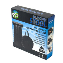  ON THE ROAD RV TELESCOPTIC COLLAPSIBLE COMPACT STOOL BLACK