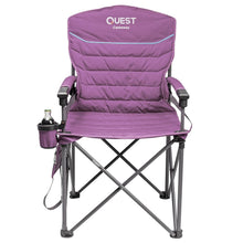  QUEST CASTAWAY HARD ARM CAMP CHAIR [COLOUR:PURPLE]
