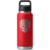 YETI RAMBLER 36OZ BOTTLE WITH CHUG CAP WITH LASER ENGRAVING [COLOUR:RESCUE RED WILDS GREATEST]