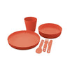 SEA TO SUMMIT PASSAGE 6 PIECE DINNERWARE SET W/MESH BAG [COLOUR:BURNT ORANGE]