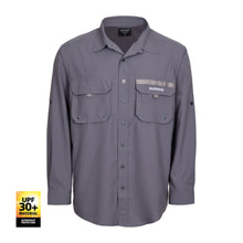  SHIMANO MENS VENTED FISHING SHIRT [SIZE:3X-LARGE COLOUR:GREY]
