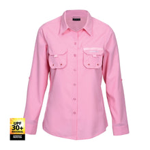  SHIMANO LADIES VENTED FISHING SHIRT [SIZE:18 COLOUR:PINK]