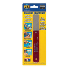  EZE LAP DIAMOND HONE STONE & HOOK SHARPENER Fine Pad on 6" x 3/4" Red Handle – LF
