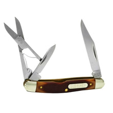  OLD TIMER 106OT GRANDAD'S 2 BLADED FOLDING KNIFE WITH SCISSORS