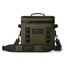  YETI HOPPER FLIP 12 COOLER BAG [COLOUR:OLIVE/BLACK]