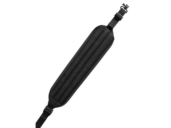 PRO-TACTICAL HUNTSMAN SLING 3 INCH WIDE PADDED NYLON BLACK SKU GS-003