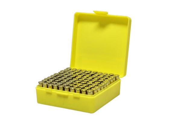 PRO-TACTICAL AMMO BOX MEDIUM PISTOL 100RD - 357 MAG, 38 SPL SKU PTAB002
