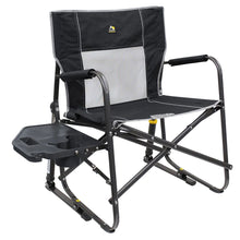  GCI OUTDOOR FREESTYLE ROCKER WITH SIDE TABLE [COLOUR:BLACK]