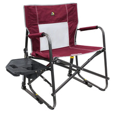  GCI OUTDOOR FREESTYLE ROCKER WITH SIDE TABLE [COLOUR:CINNAMON]