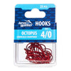JARVIS WALKER HOOKS RED SUICIDE 25 PACK [SIZE:4/0]