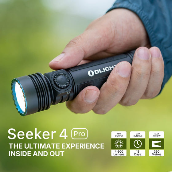 OLIGHT SEEKER 4 PRO POWERFUL RECHARGEABLE LED TORCH -4