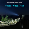 OLIGHT BATON 4 1300 LUMENS COMPACT RECHARGEABLE POCKET TORCH