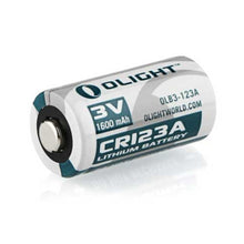  OLIGHT CR123A 1600MAH DISPOSABLE LITHIUM BATTERY FOR PL-3-BALDR PRO-BALDR RL-BALDR IR-VALKYRIE TURBO