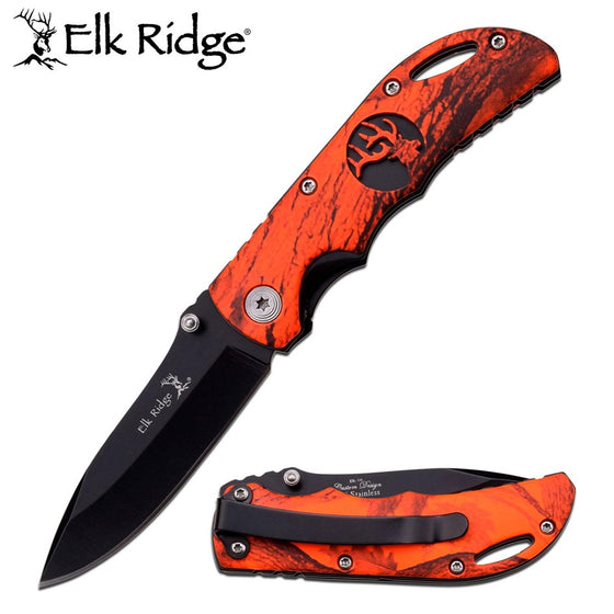 ELK RIDGE POCKET KNIFE [COLOUR:ORANGE]