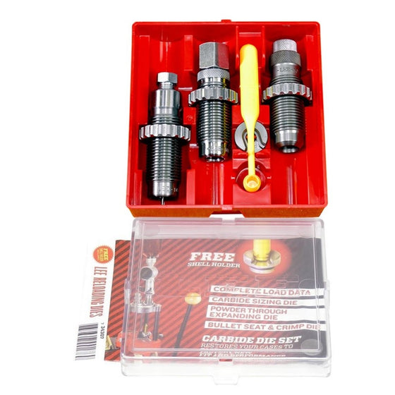 LEE CARBIDE 3-DIE SET 38 SPECIAL, 357 MAGNUM
