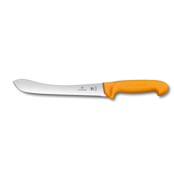 SWIBO BUTCHERS KNIFE, 21CM WIDE TIP BLADE 5.8426.21