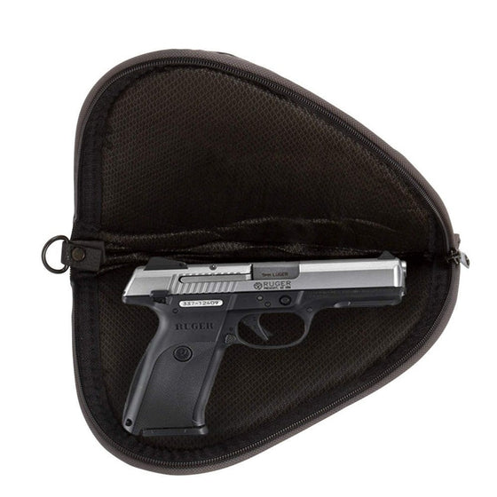444-8 ALLEN EXO HANDGUN CASE 8inch BLACK-GRAY