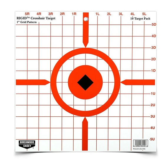 Rigid 12" Crosshair Sight-In Target - 10 targets Birchwood Casey