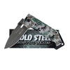 COLD STEEL D89 CAMO FOLDING KNIFE