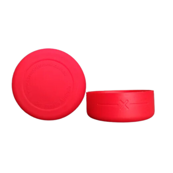 ESSENTIAL ARMOUR SILICONE BOTTLE PROTECTOR [SIZE:D COLOUR:RUBY RED THE DOROTHY]