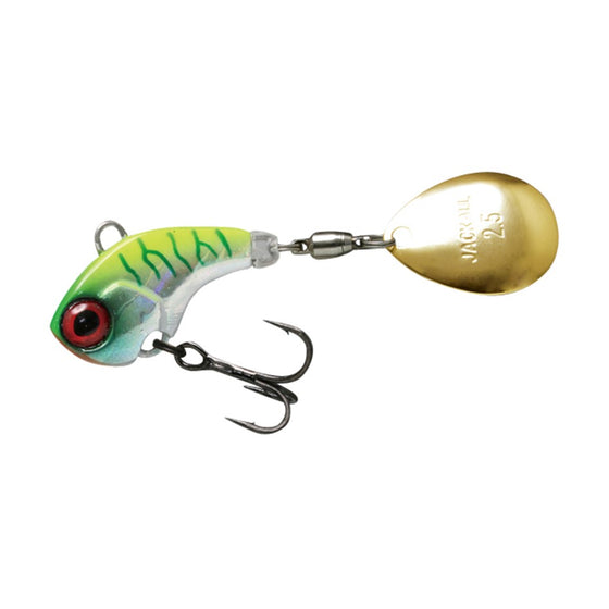 JACKALL DERACOUP TAIL SPINNER [SIZE:3/8 OZ COLOUR:HL CHART BACK TIGER]