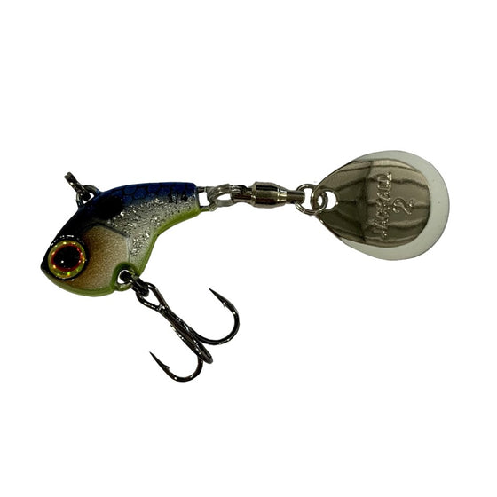 JACKALL DERACOUP TAIL SPINNER [SIZE:3/8 OZ COLOUR:DEVILS CLEAR]
