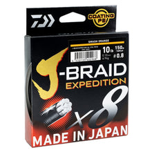  DAIWA J-BRAID EXPEDITION X8 ORANGE BRAID [SIZE:40LB 150M]