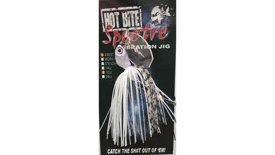 HOT BITE SPECTRE VIBRATION JIG [SIZE:1/4 OZ COLOUR:PEARL WAKA]