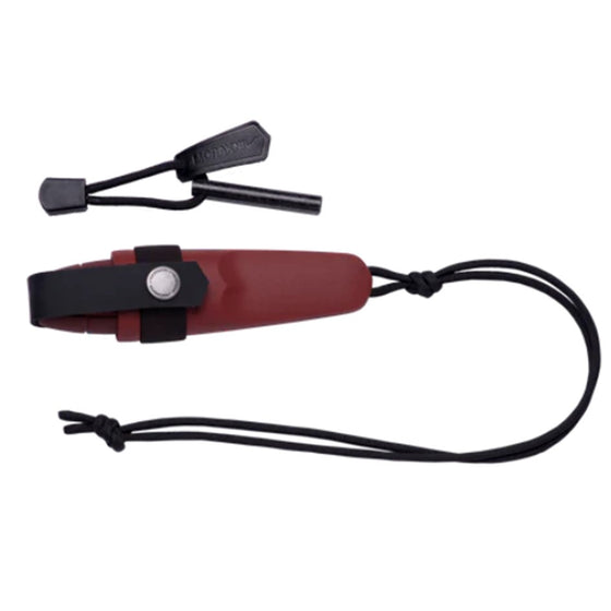 MORAKNIV ELDRIS NECK KNIFE & FIRE STARTER KIT [COLOUR:RED]