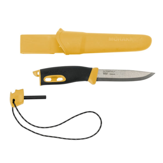 MORAKNIV COMPANION SPARK KNIFE - YELLOW