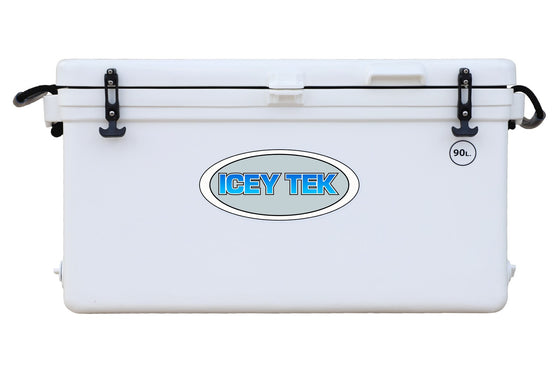 ICEY-TEK 90L LONG ICE BOX COOLER [COLOUR:WHITE]