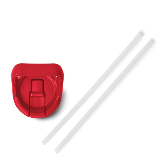 YETI RAMBLER BOTTLE STRAW CAP [COLOUR:RESCUE RED]