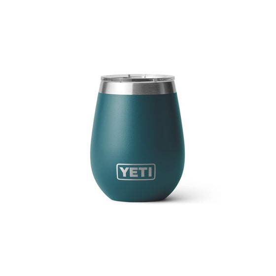 YETI RAMBLER 10OZ WINE TUMBLER WITH LID [COLOUR:AGAVE TEAL]