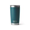 YETI RAMBLER 20OZ TUMBLER WITH LID [COLOUR:AGAVE TEAL]