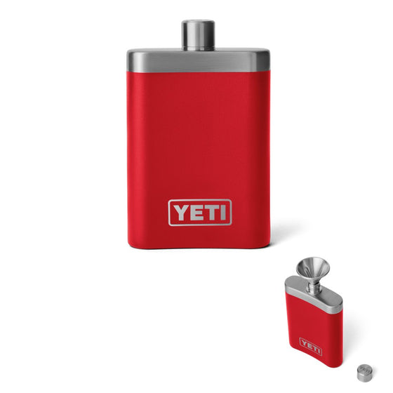 YETI 7OZ FLASK [COLOUR:RESCUE RED]