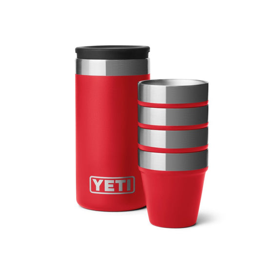 YETI SHOT GLASSES & CASE [COLOUR:RESCUE RED]