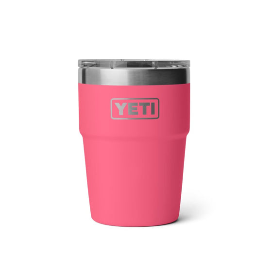 YETI RAMBLER R16OZ STACKABLE CUP [COLOUR:TROPICAL PINK]
