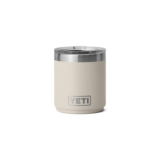 YETI RAMBLER 10OZ LOWBALL 2.0 TUMBLER WITH LID [COLOUR:CAPE TAUPE]