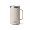 YETI RAMBLER 24OZ MUG WITH LID [COLOUR:CAPE TAUPE]